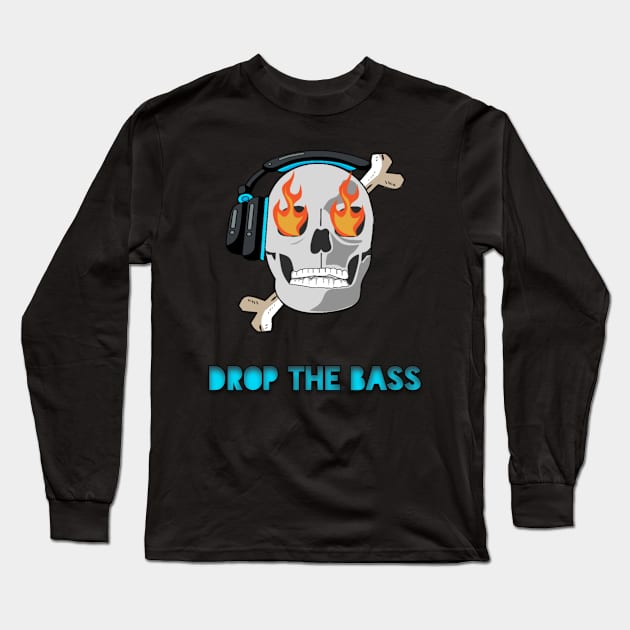 Drop the bass Long Sleeve T-Shirt by Vectraphix